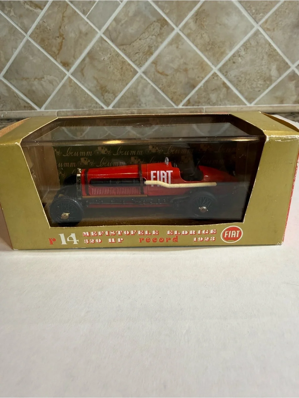 Brumm Serie Oro R14 Fiat Mefistofele Eldridge 320 HP Record 1923 Diecast